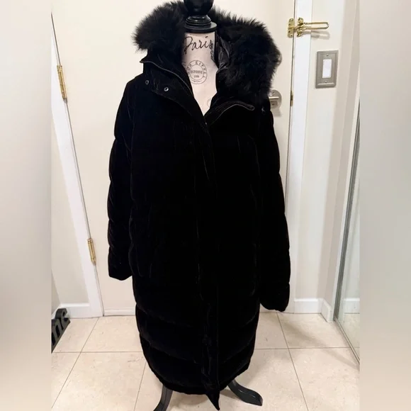 Massimo Dutti Dark Brown Puffer Jacket - Picture 2 of 11